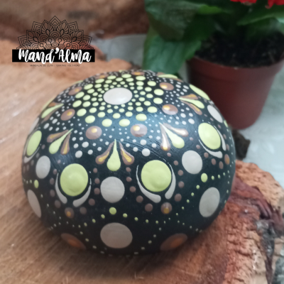 Mandala em Pedra Estabilidade e Confiança