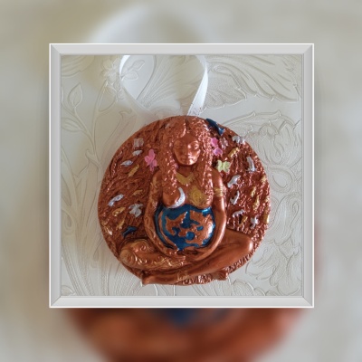 Medalha da Deusa Gaia em cor Cobre