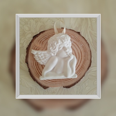 Anjo em cerâmica perfumada 10 cm