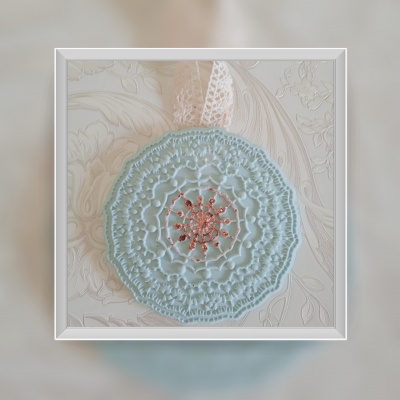 Mandala da comunicação em cerâmica perfumada