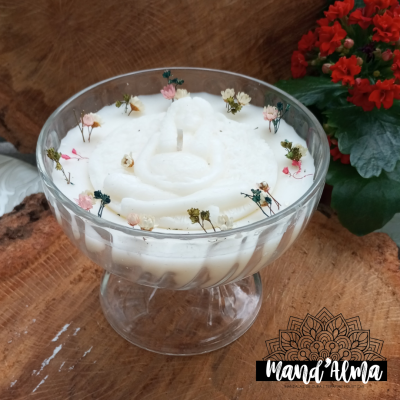 Vela de Soja em taça Deusa de Gaia