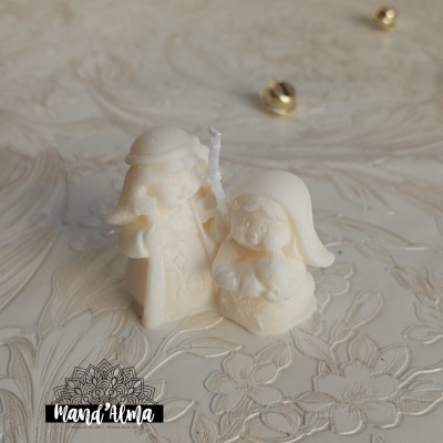 Vela de soja sagrada família