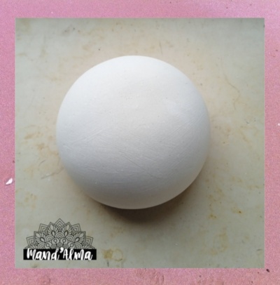 Pedra em gesso bruta