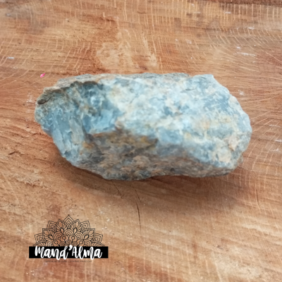 Cristal calcedônia em bruto pequena