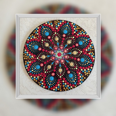 Mandala Da Alegria em MDF