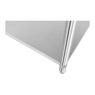 Mesa bancada de trabalho com prateleira - 120 x 60 - aço inoxidável