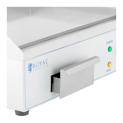 Placa elétrica aço inoxidável ROYAL catering com luzes indicadoras