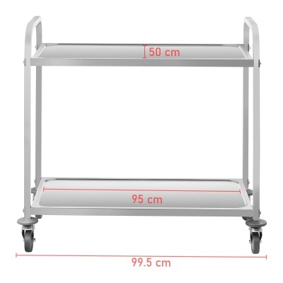 Carro de empregado de mesa - aço nobre - até 160 kg
