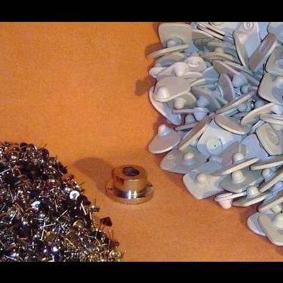 Sistema de alarme Anti Furto - Anti Roubo - Peça em Aço Inox para desativar os alarmes