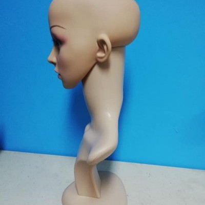 Cabeça de manequim tipo de exposição Feminino Cor de Pele