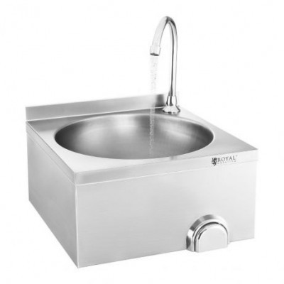 Lavatório / Lavar mãos profissional em aço inox com torneira