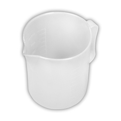 Pá e copo de medição para pipocas