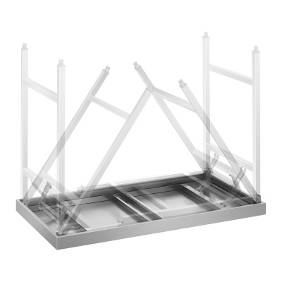 Mesa bancada de trabalho dobrável - 100 x 60 cm - 200 kg