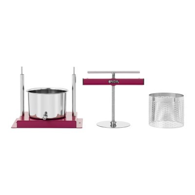 Prensa para vinho - 3 litro - aço inoxidável