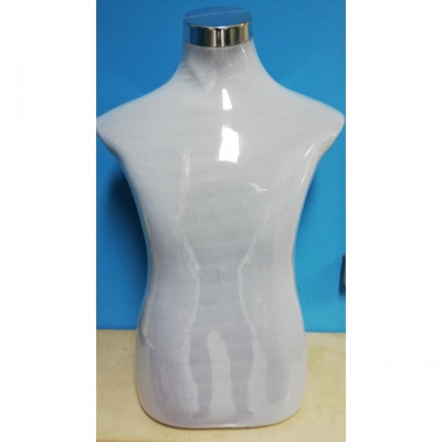 Busto Masculino para exposição cor branco tamanho normal