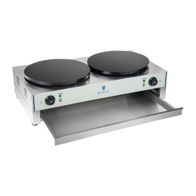 Máquina de crepes - 40 cm - 2 x 3000 watts - 2.0