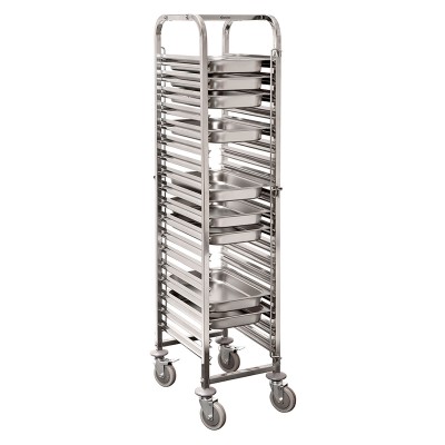 Carro transporte de tabuleiros de comida - 18 x 1/1 GN