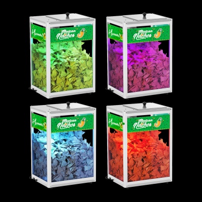 Aquecedor de nachos - pipocas e outros alimentos - 109 W - com iluminação LED - P 02