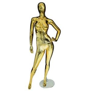 Manequim boneco Feminino Cor Dourado