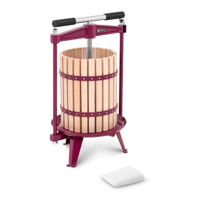 Prensa para vinho - madeira - 18 litros