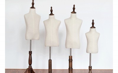 Manequim de criança para costura tamanho normal cor branco completo