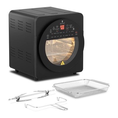 Mini forno eléctrico / Fritadeira de ar quente - 12 programas - 1700 W - 14,5 litros