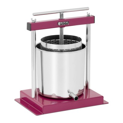 Prensa para vinho - 4,5 litros - aço inoxidável