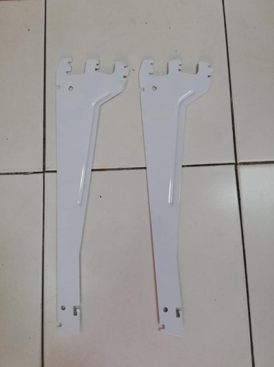 Prumos para prateleiras cor Branco