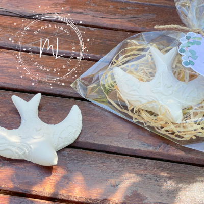 Andorinha em gesso perfumado