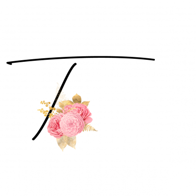 Caneca Monograma Flor Rosa