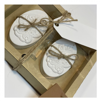 Pack Coração de Viana  gesso perfumado