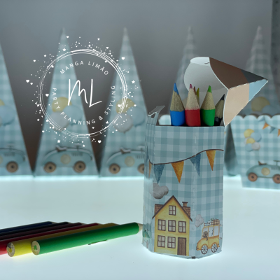 Caixa Lembranças com mini Lápis de cor