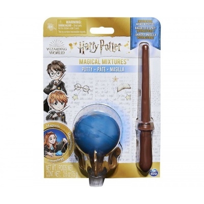Brinquedo Harry Potter Magical Mixtures Putty com varinha mágica em embalagem