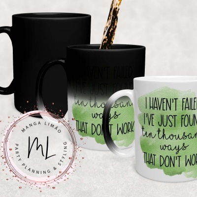 Caneca Mágica com frases