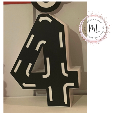 Kit Festa Mickey Corredor de Automóveis