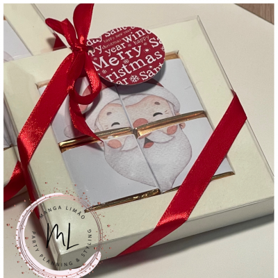 Caixa com 4 napolitanas de Chocolate