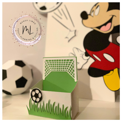 Kit Decoração de Festa – Mickey Futebolista ⚽🐭🎉