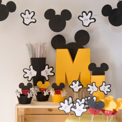 Kit Decoração de Festa - Tema Mickey
