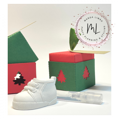 Bota em gesso perfumado