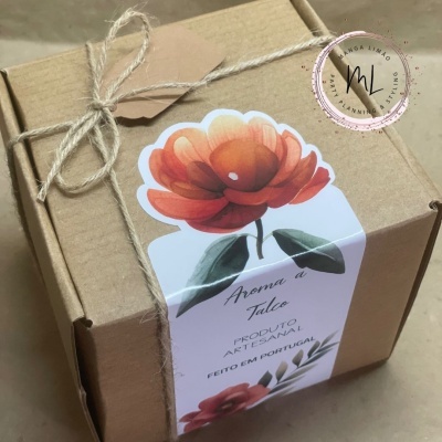 Vaso com uma Camélia