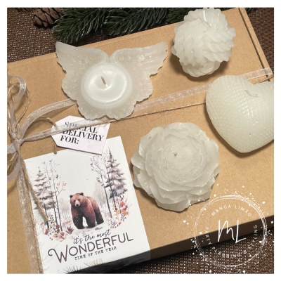 Pack 4 velas em caixa oferta