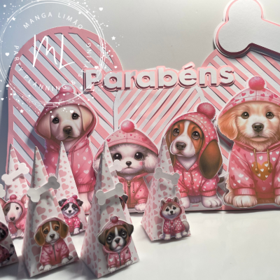 Caixa Piramide Cachorros