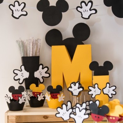 Kit Decoração de Festa - Tema Mickey