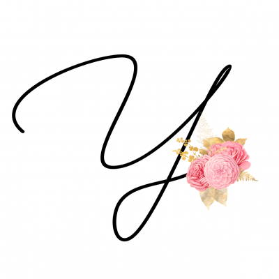 Caneca Monograma Flor Rosa