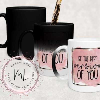 Caneca Mágica com frases