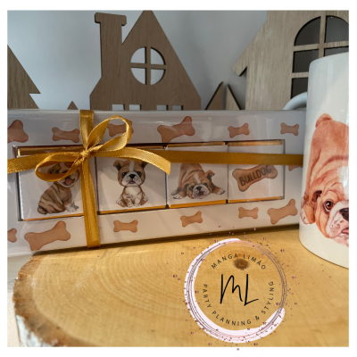 Pack Caneca Bulldog Inglês + Caixa de 4 Napolitanas