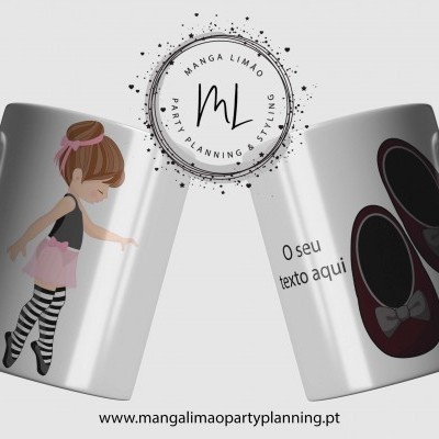 Caneca Bailarina ( Personalizável )
