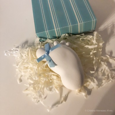 Pézinho em gesso Perfumado