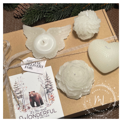 Pack 4 velas em caixa oferta