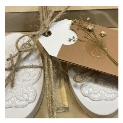 Pack Coração de Viana  gesso perfumado